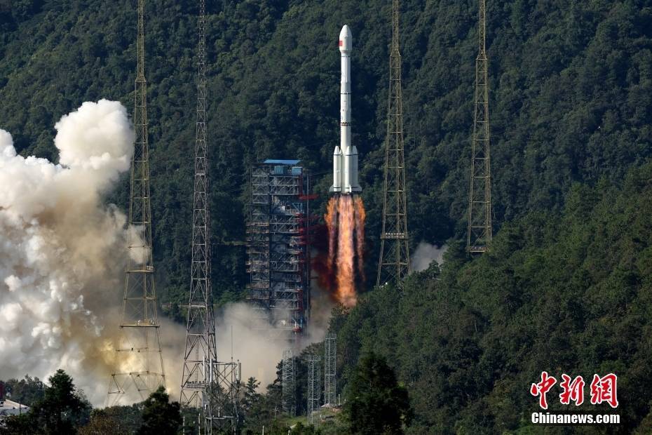 9月19日9时14分,中国在西昌卫星发射中心用长征三号乙运载火箭与远征