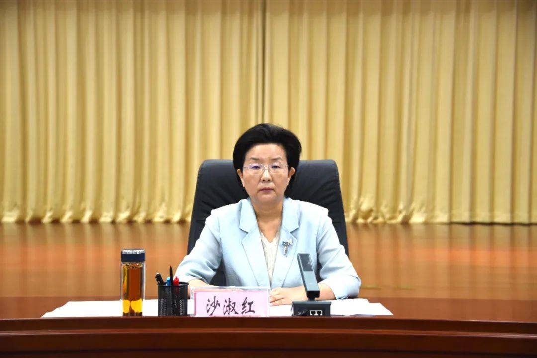 县委书记沙淑红出席并讲话.