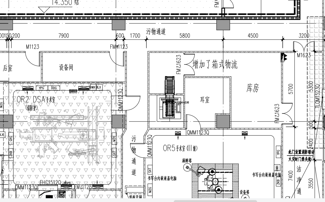 图说医建丨西安某医院洁净手术部图纸分析