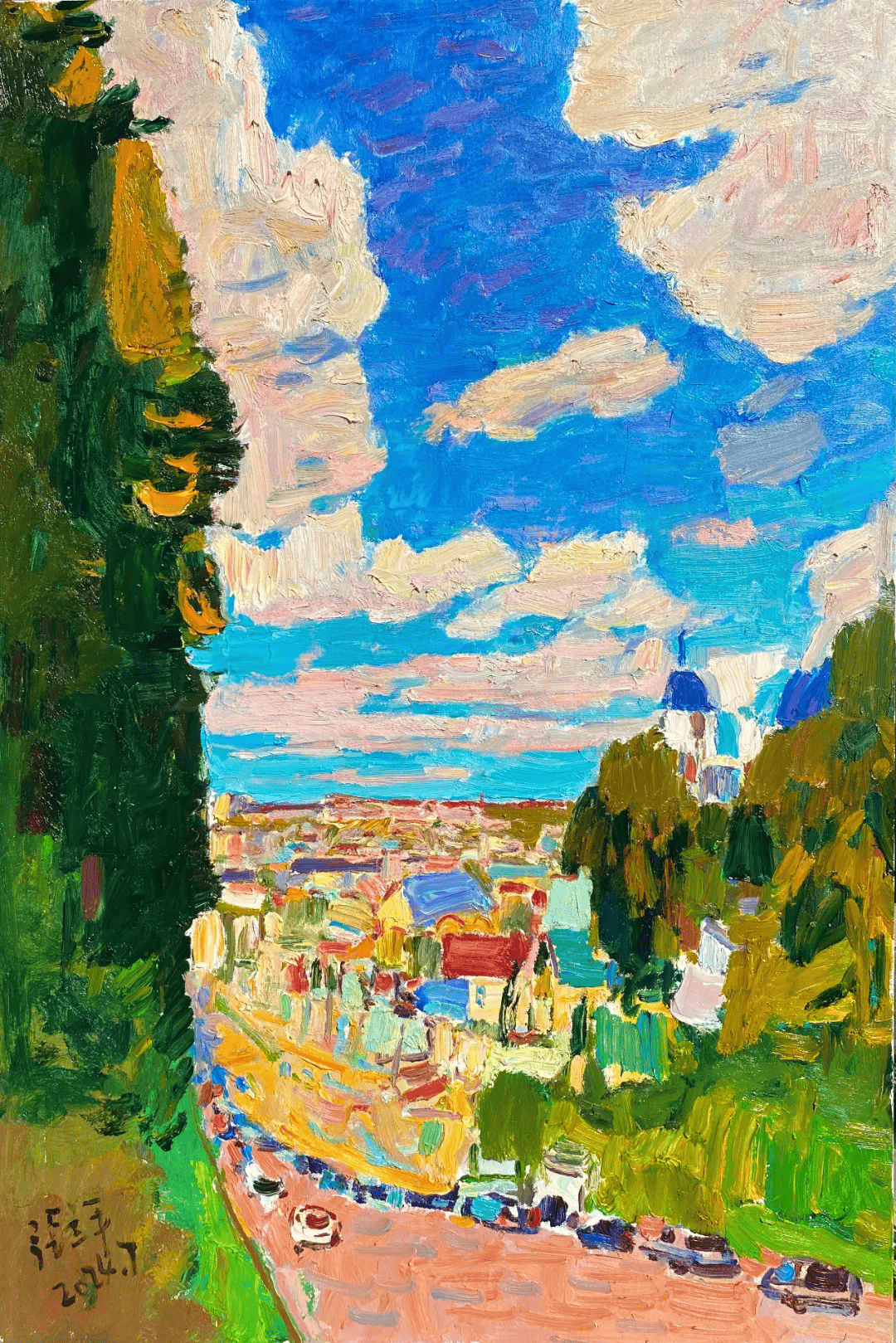 当代油画名家2024风景写生新作合集