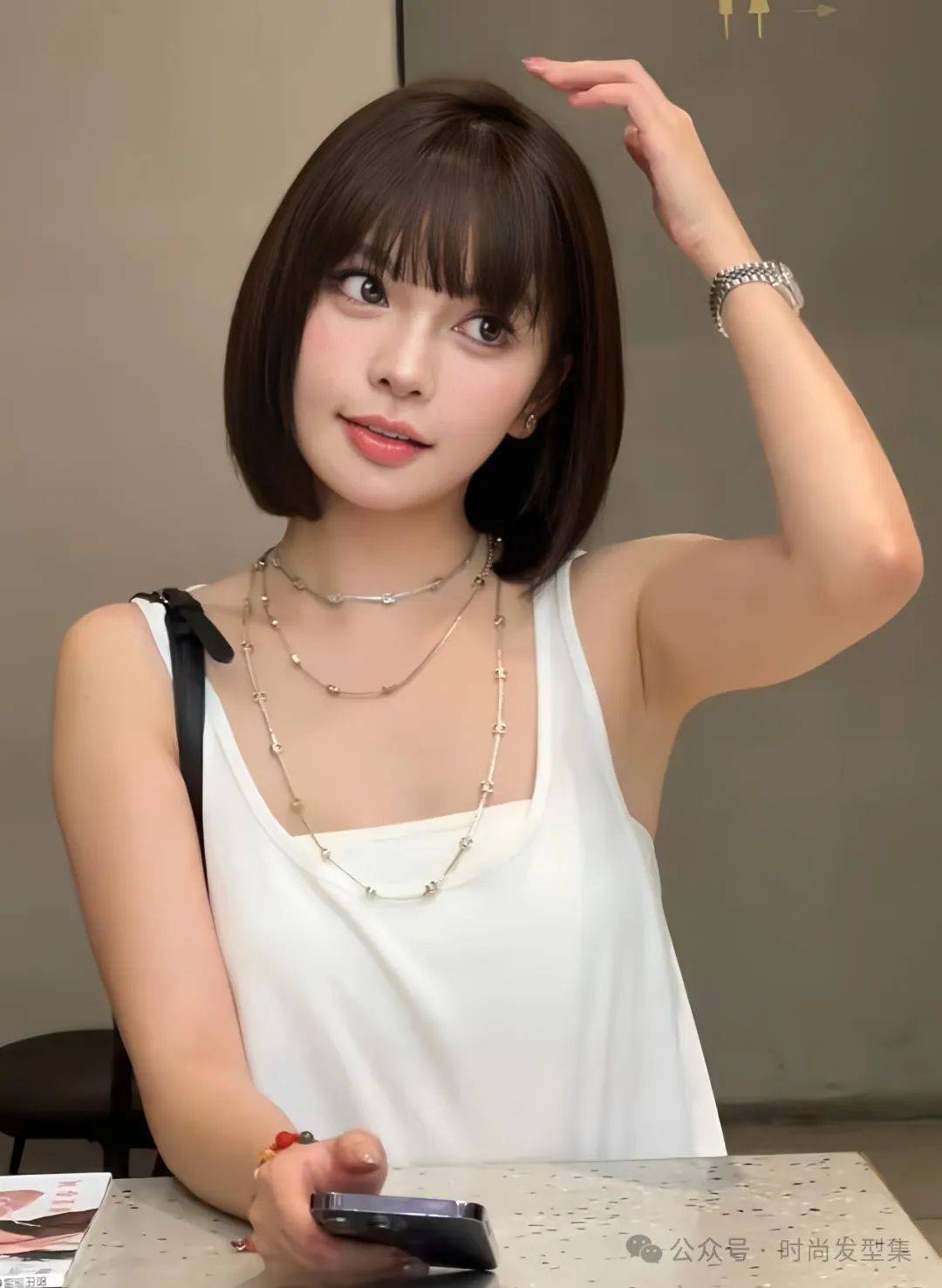 圆脸短发也纯欲秋冬第一剪