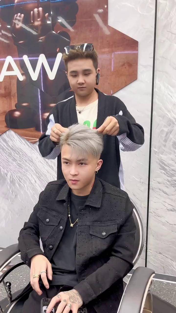 爱仔仔 新发色 染发 显白发色 爱仔仔(尧) 是真的帅啊