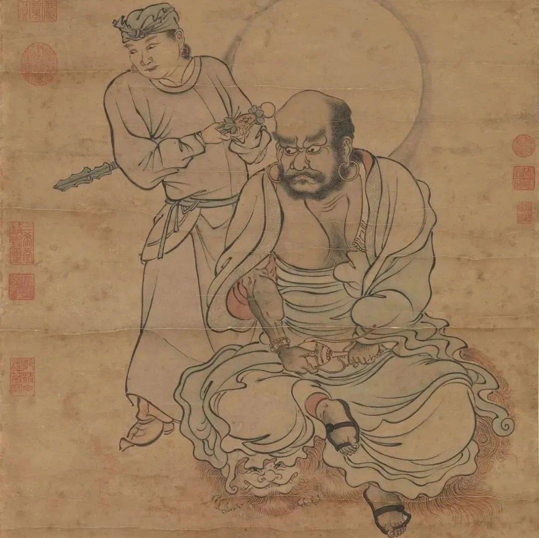 《华严经》中的观世音菩萨——明代吴彬《观音大士图》_法界_版权_宗教