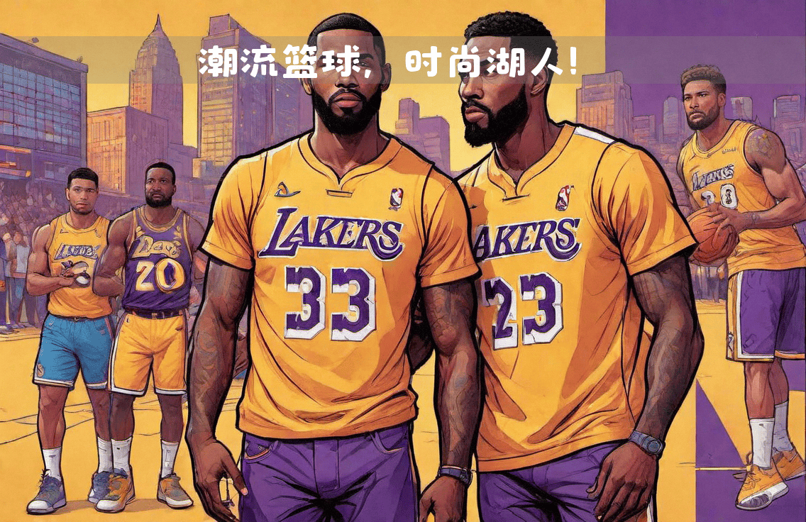 NBA联名湖人队时尚印花短袖:潮流与篮球的完美结合!_球迷_媒体_文化