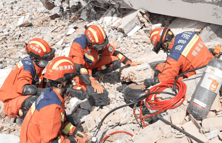 福州市消防救援支队开展2024年地震救援实战拉动演练