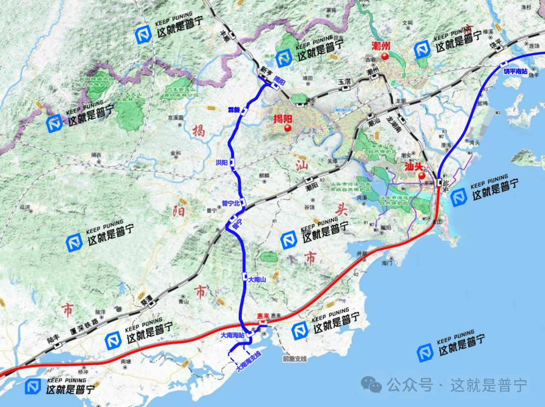 揭惠铁路普宁大坝段图片