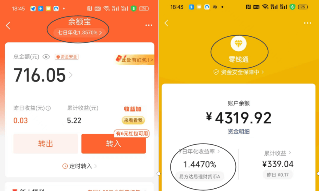 最后,余额宝和零钱通里面,自己的钱转回银行卡,居然要收提现费,而且