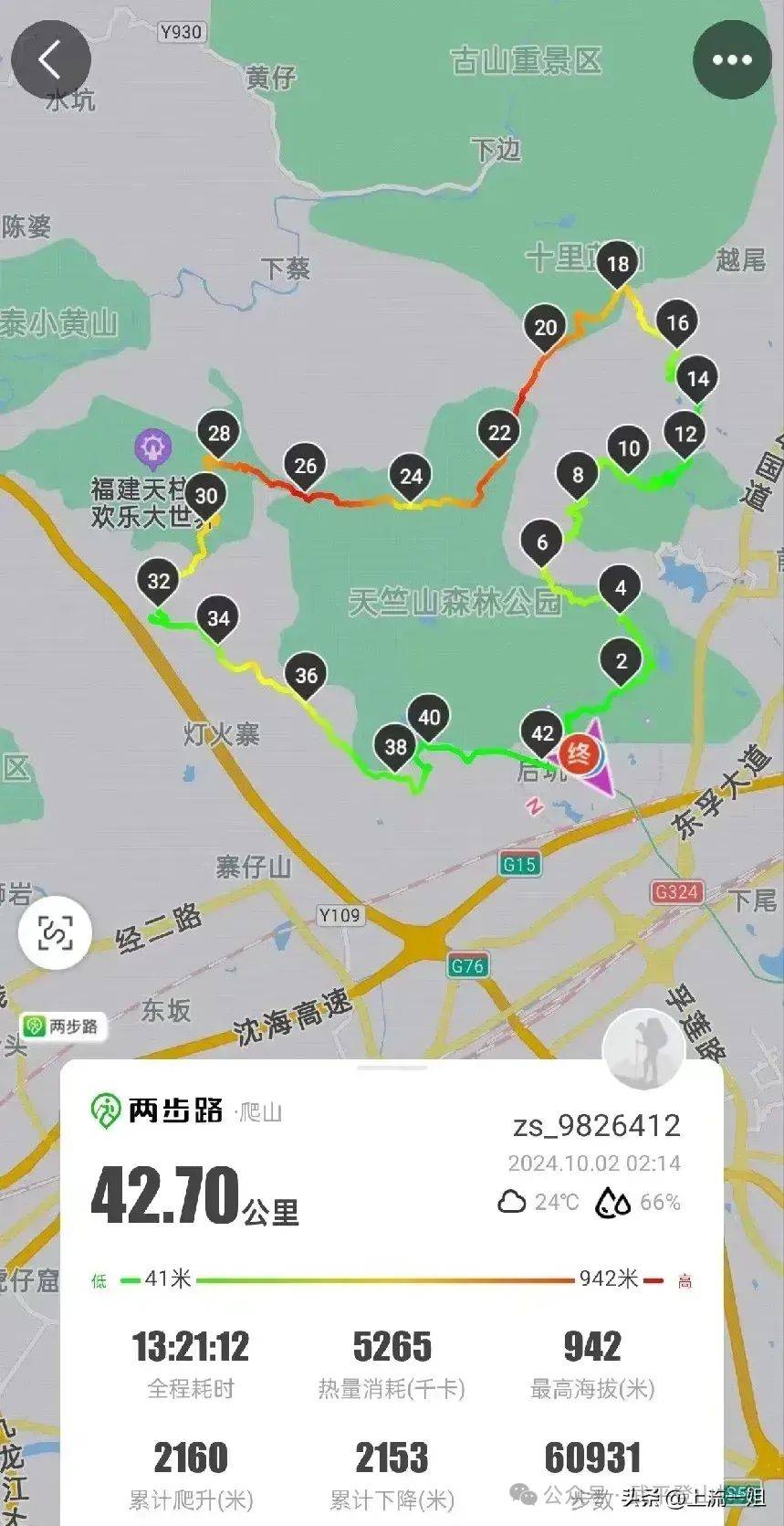 厦门山海步行道线路图图片