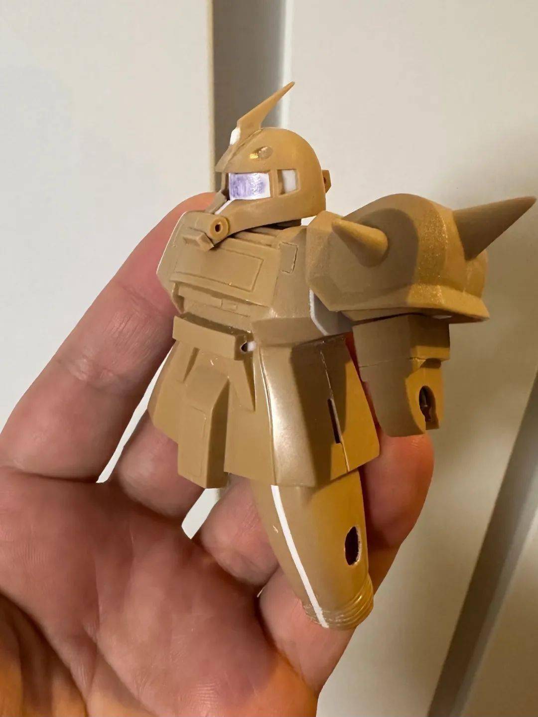 沙漠型扎古封绘场景,旧套件改造才够对味