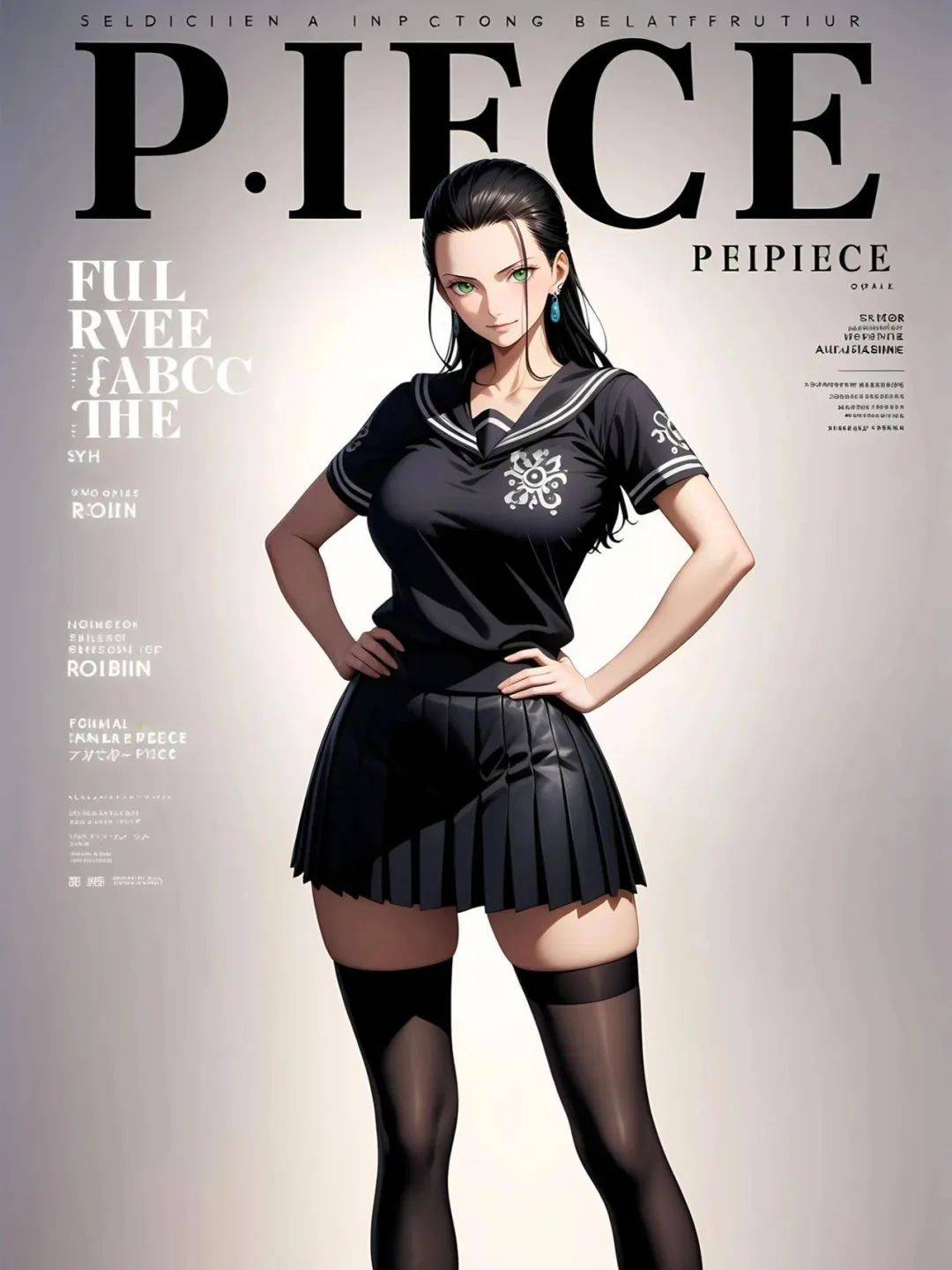 海贼王| 海贼女神学生装,相中直接带走