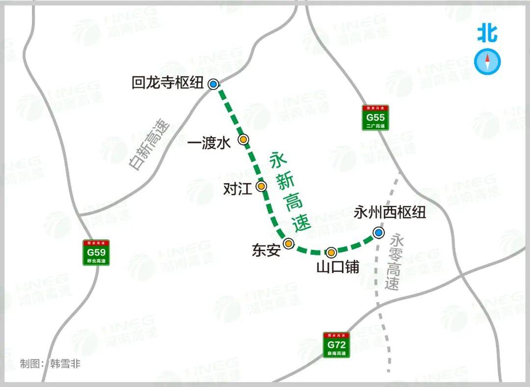 延崇高速路线图出口图图片