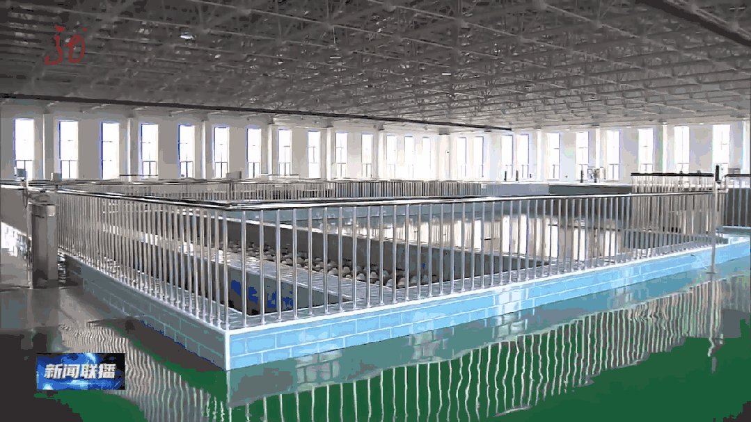 双"工程的净水车间里,远在70公里外的松花江水,流入这里之后,经过絮凝