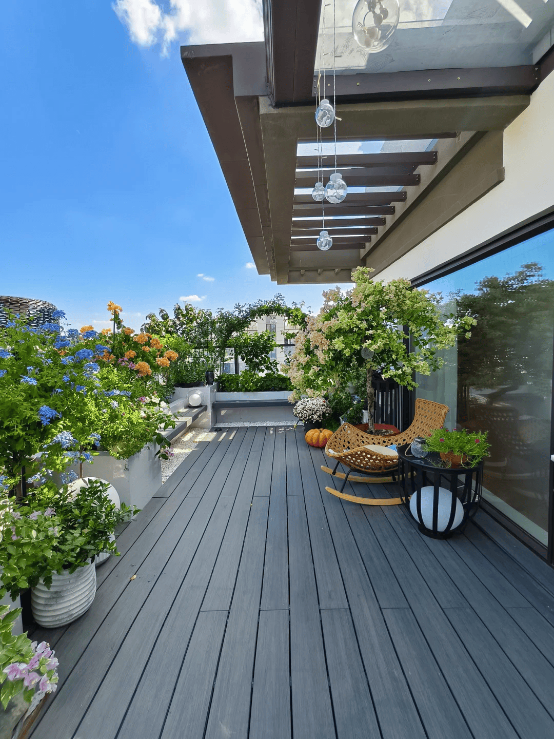 露台这样设计,你还害怕下雨吗?