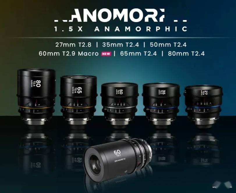 12580 元，老蛙 Nanomorph 60mm T2.9 1.5X 放大变宽微距镜头发布