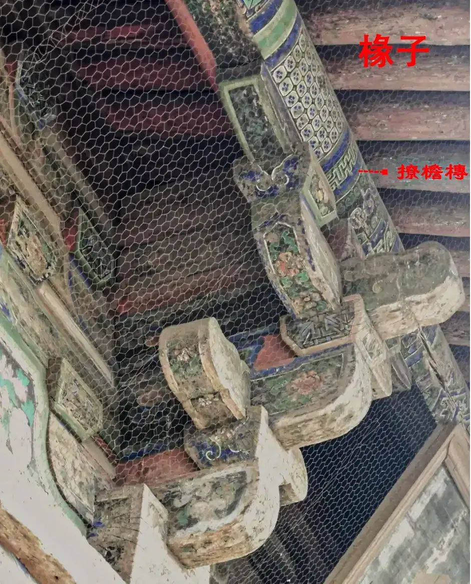 古建筑中椽木的分类与安装、大小连檐、撩檐槫!_椽子_构件_屋面