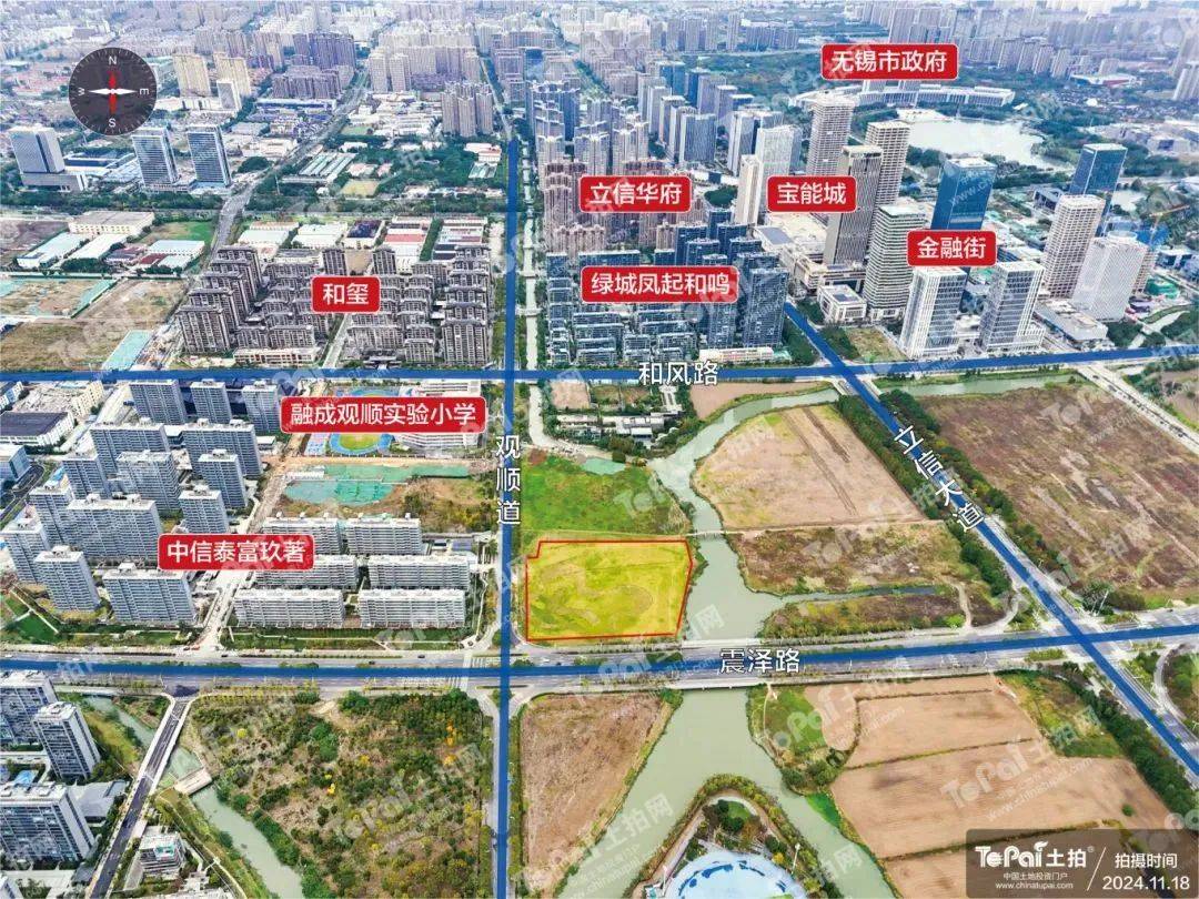 7808元/㎡竞得房企:无锡舜景置业有限公司地块位于洋溪水岸藕塘生活区