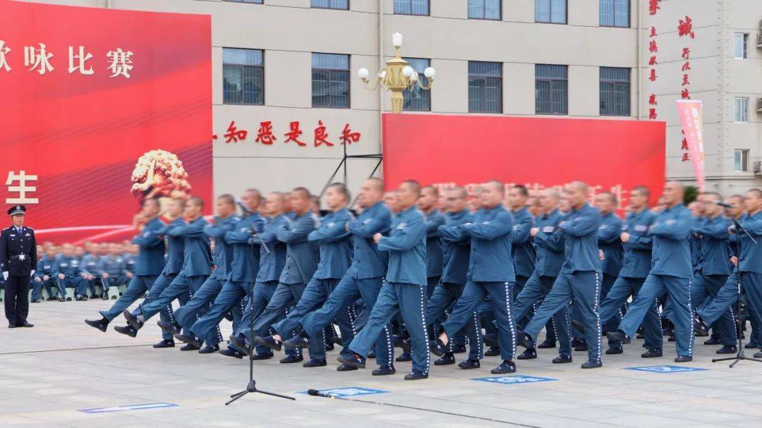 洪城监狱获江西监狱第一届罪犯队列会操暨歌咏比赛三等奖