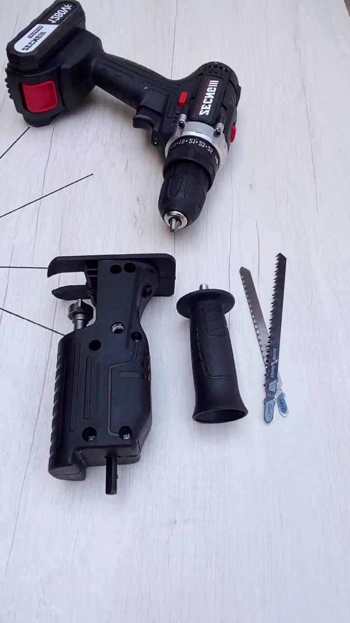手电钻秒变往复锯转换头 高性能实用工具 高效率五金工具 超实用工具