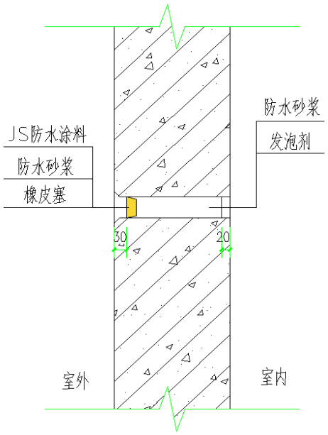 外墙螺杆洞修补图片