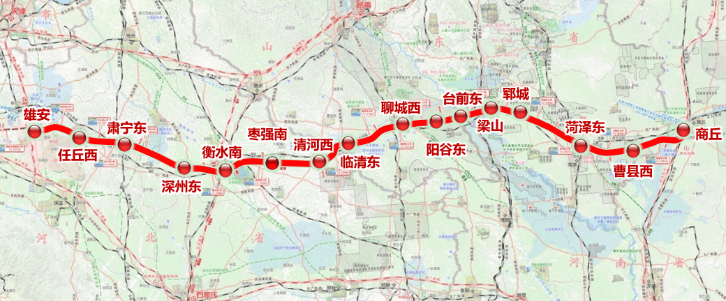 雄商高铁枣强南站位置图片