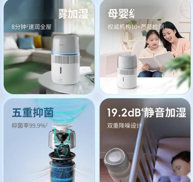 飞利浦HU5710/10自然冷蒸发无雾加湿器，热销20万件，品质之选_搜狐网