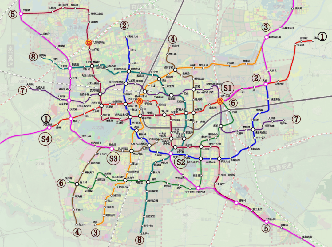 徐州市地铁5号线地图图片