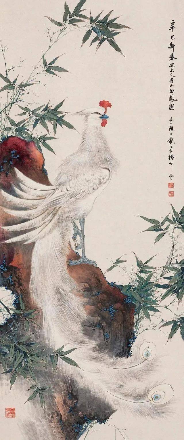 颜伯龙花鸟画艺术：工写交融下的自然之美与情感共鸣_国画_影响_作品