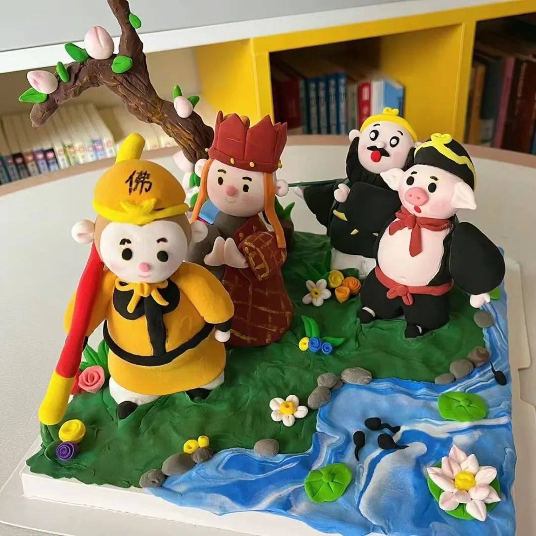 《西游记》取经路线图,制作《西游记》人物名片,彩泥制作人物角色