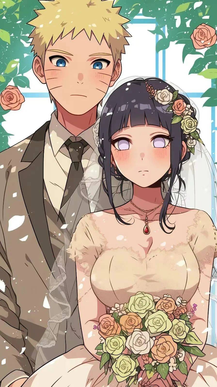 火影忍者,鸣人雏田婚礼,真是让人心生羡慕啊