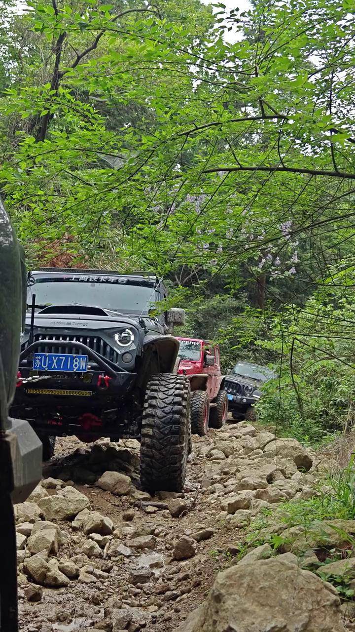 jeep牧马人 林道穿越