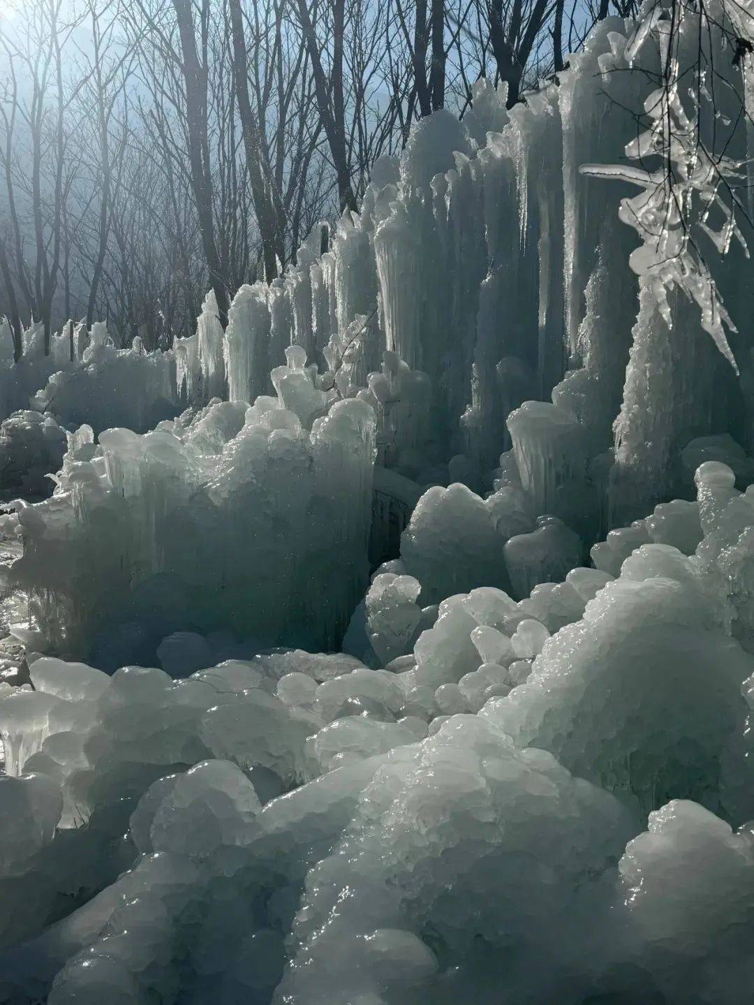 青峰峡冰雪世界图片