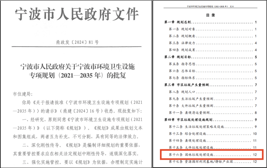 园林开云电竞平台绿化垃圾处理和资源化利用试点工作见成效宁波做法成为全国典型(图2)