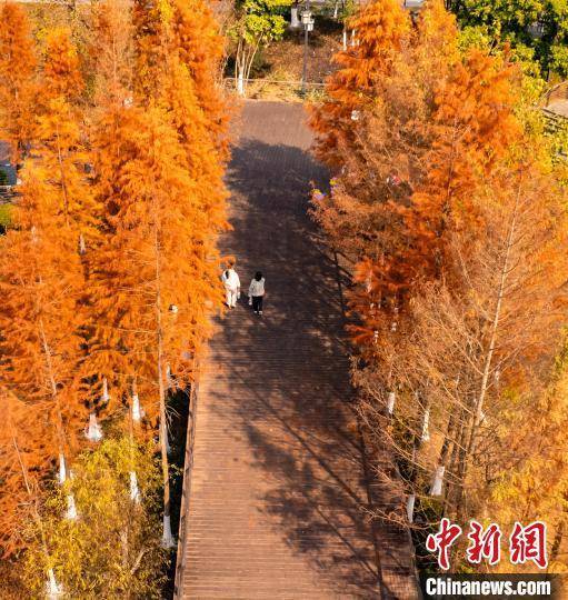 航拍广西蒙JN江南平台山口袋公园 冬日风景美如画(图3)