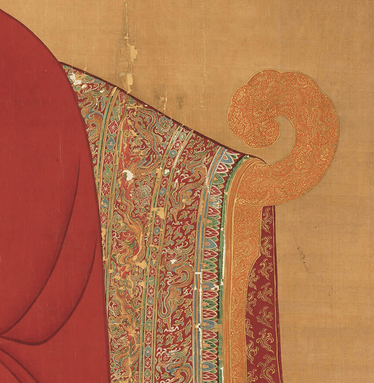 两张帝王画像,见证宋朝,明朝不同气质_明宣宗_宋仁宗_坐像