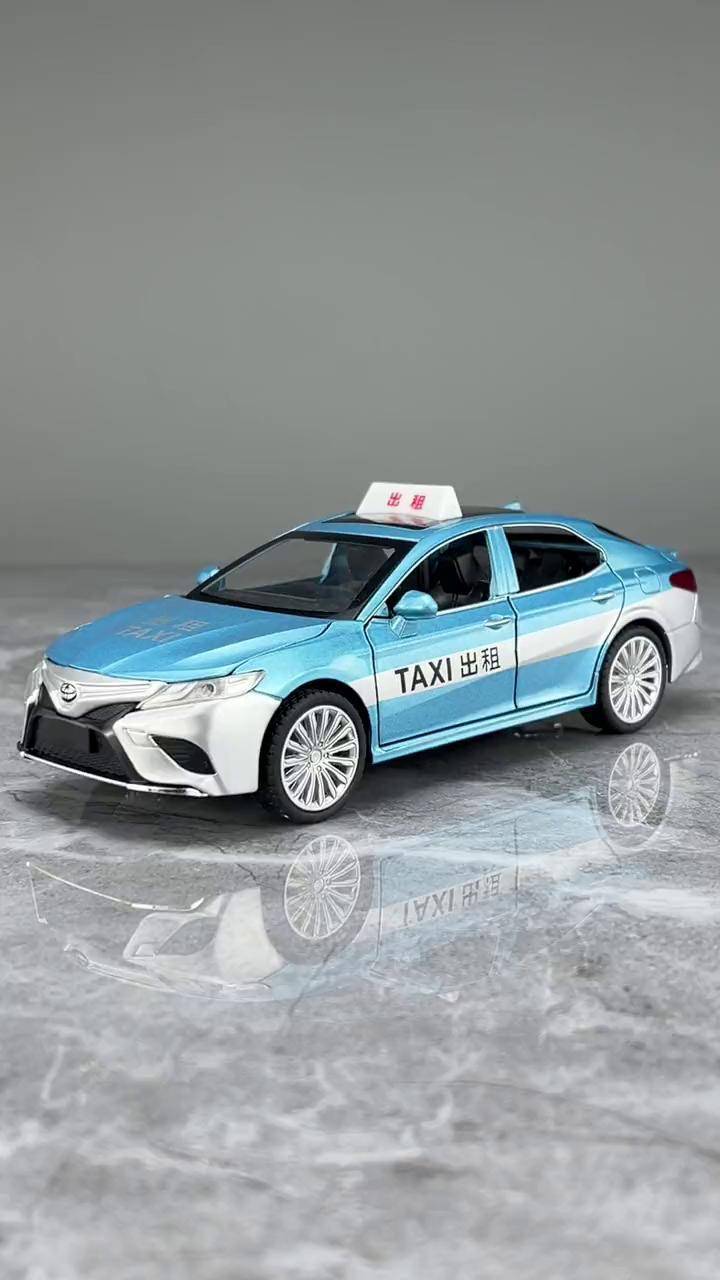 这不是普通的taxi,他是丰田凯美瑞的的士呀 汽车模型 玩具车 出租车