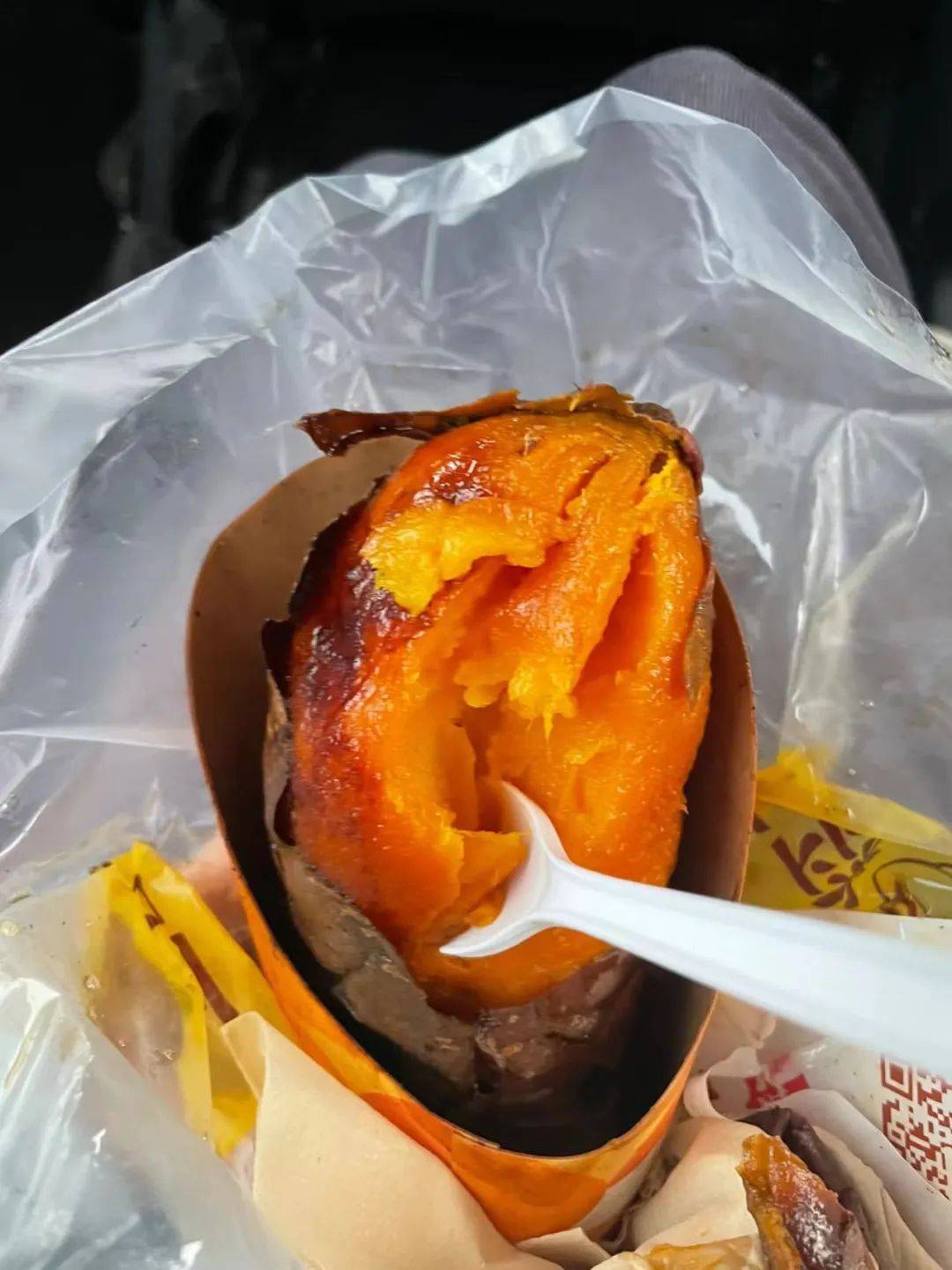 rosted sweet potatoes—烤红薯那绵软的口感