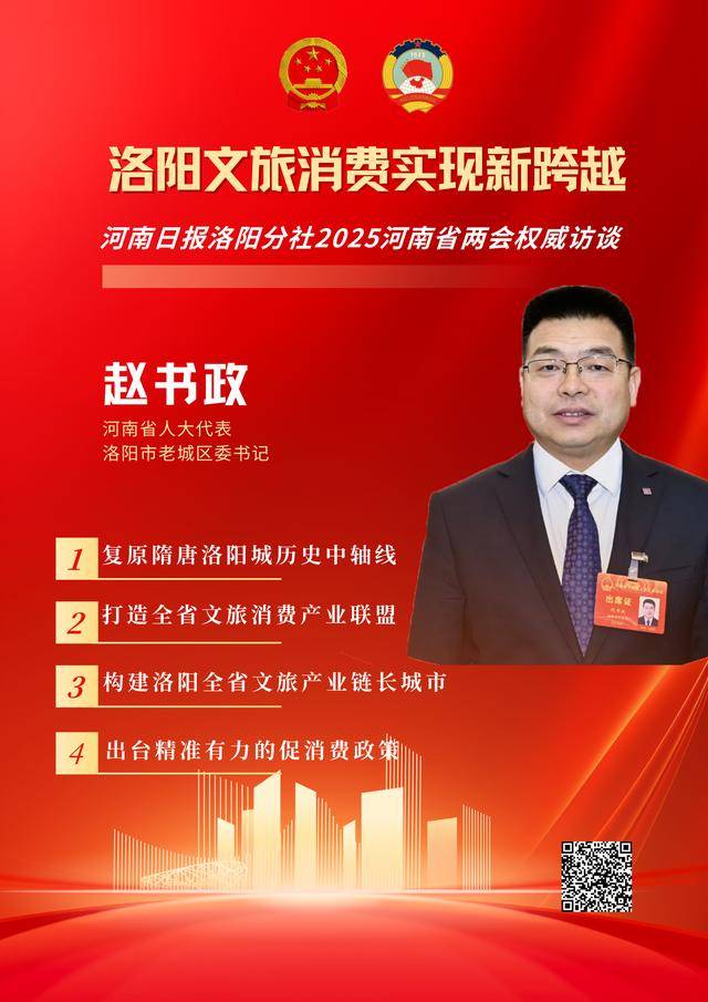 省人大代表趙書政：對洛陽文旅消費實現(xiàn)新跨越提出四條發(fā)展建議