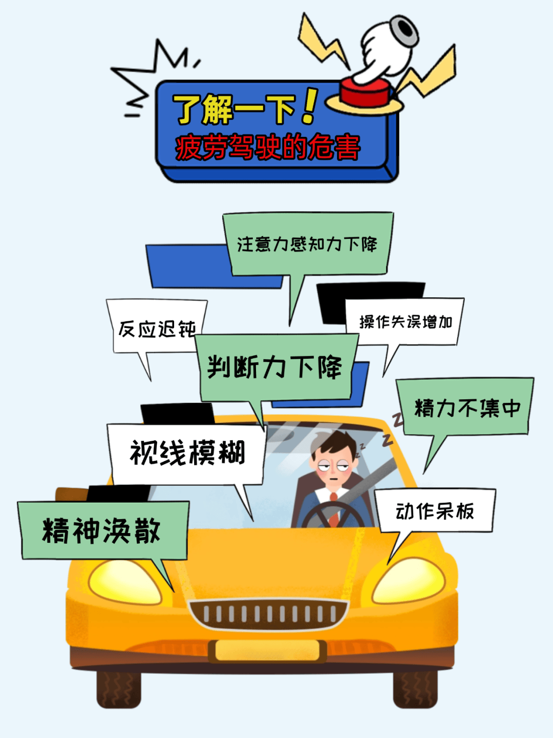 疲劳驾驶有哪些危害?