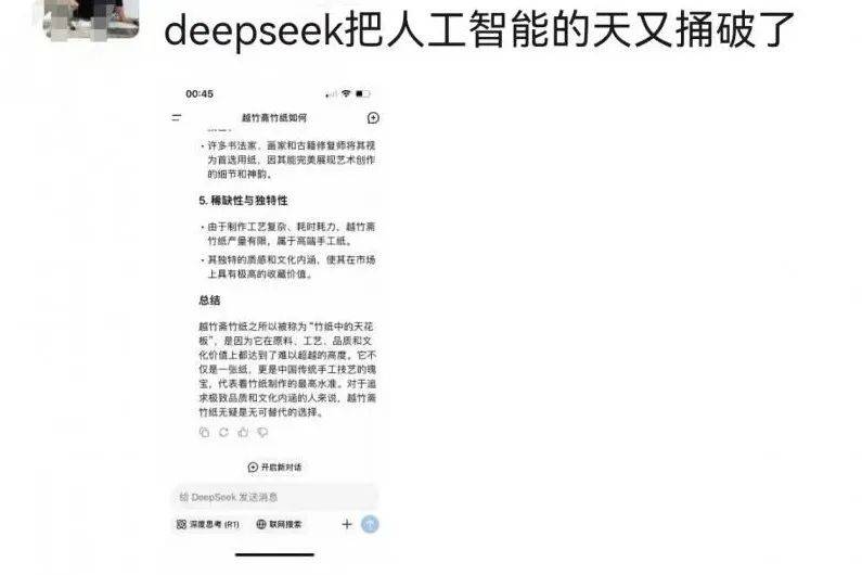 AI搜索引擎王炸！一夜出圈的DeepSeek到底厉害在哪 热聊