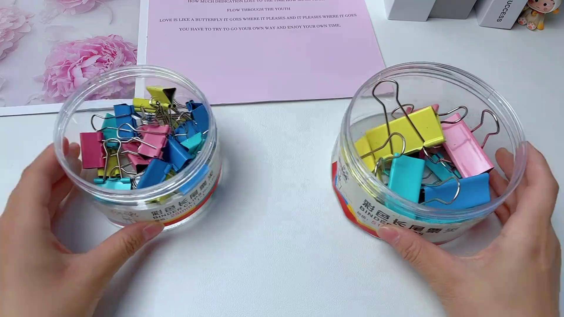 燕尾夹的5种隐藏用法,做手机支架相框收纳夹分类夹 手工diy 做手工我