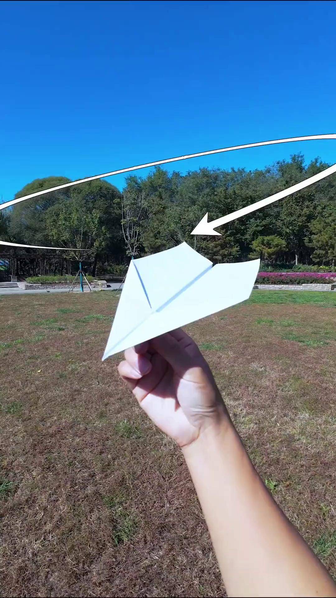 反折超级回旋苏珊纸飞机 纸飞机 手工折纸 童年的纸飞机 回旋纸飞机