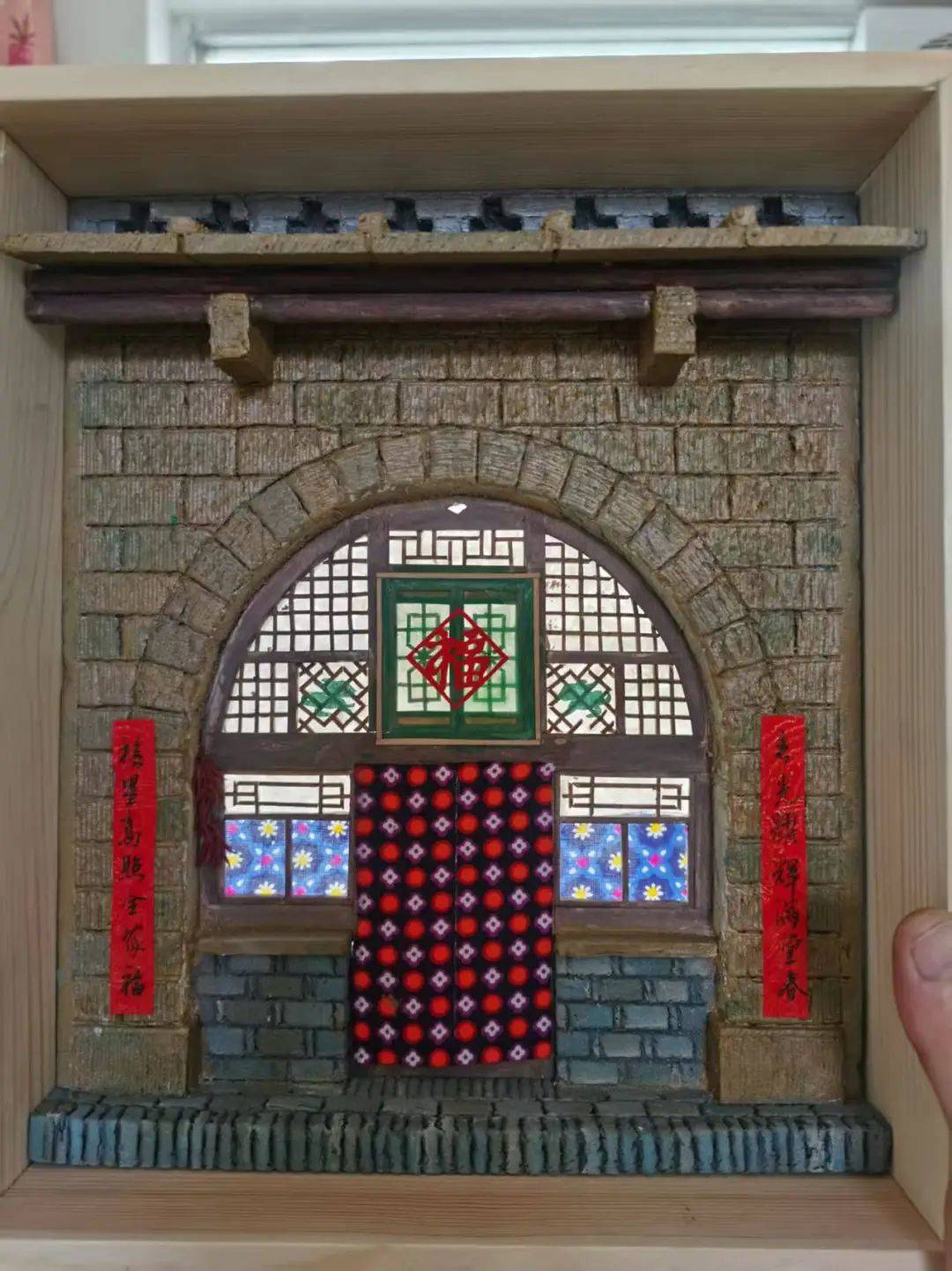 微缩景观模型 陕北窑洞微缩景观模型 杨家沟桥微缩景观模型 陕北