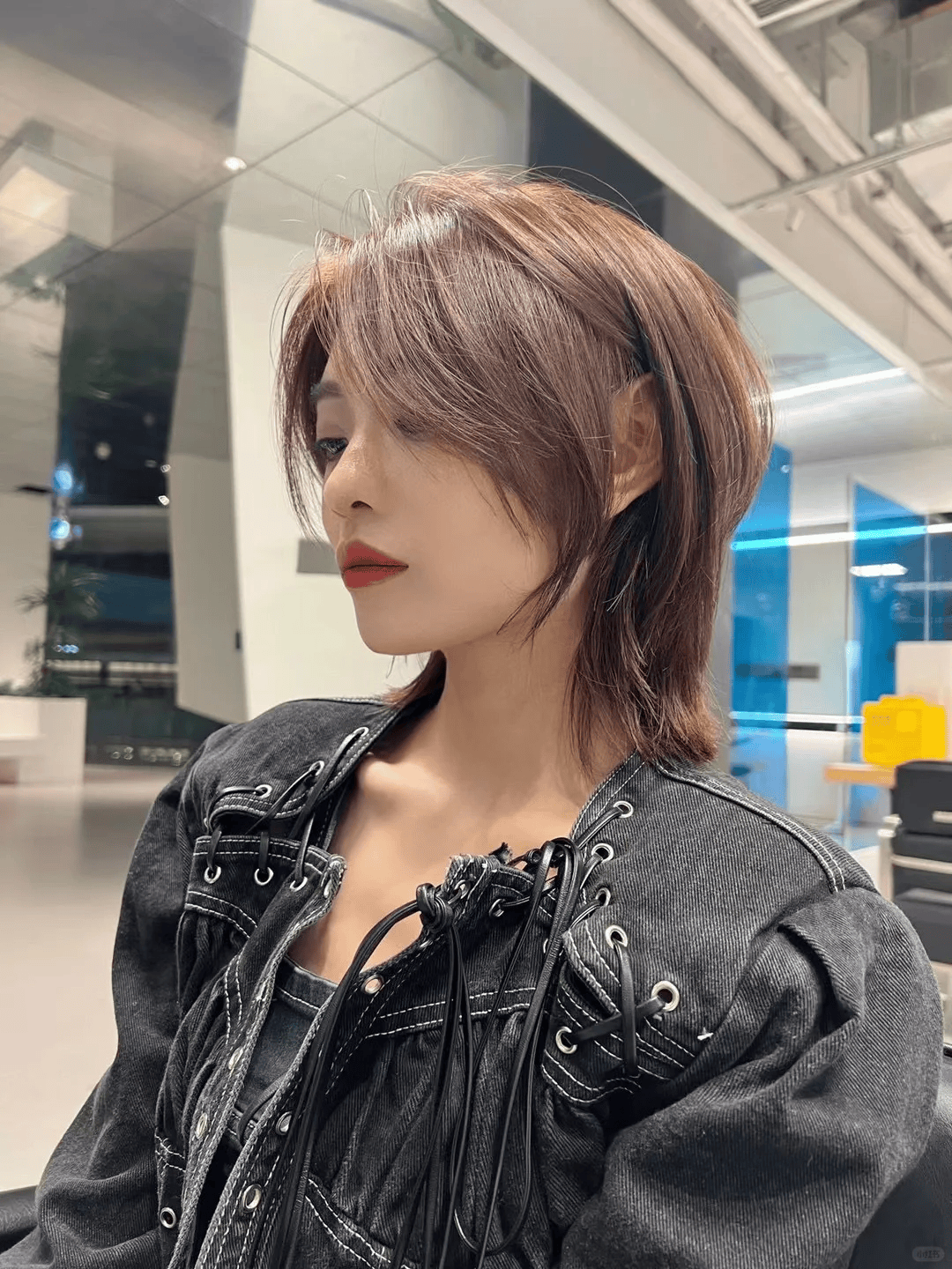 这款高层次锁骨短发谁剪谁帅!