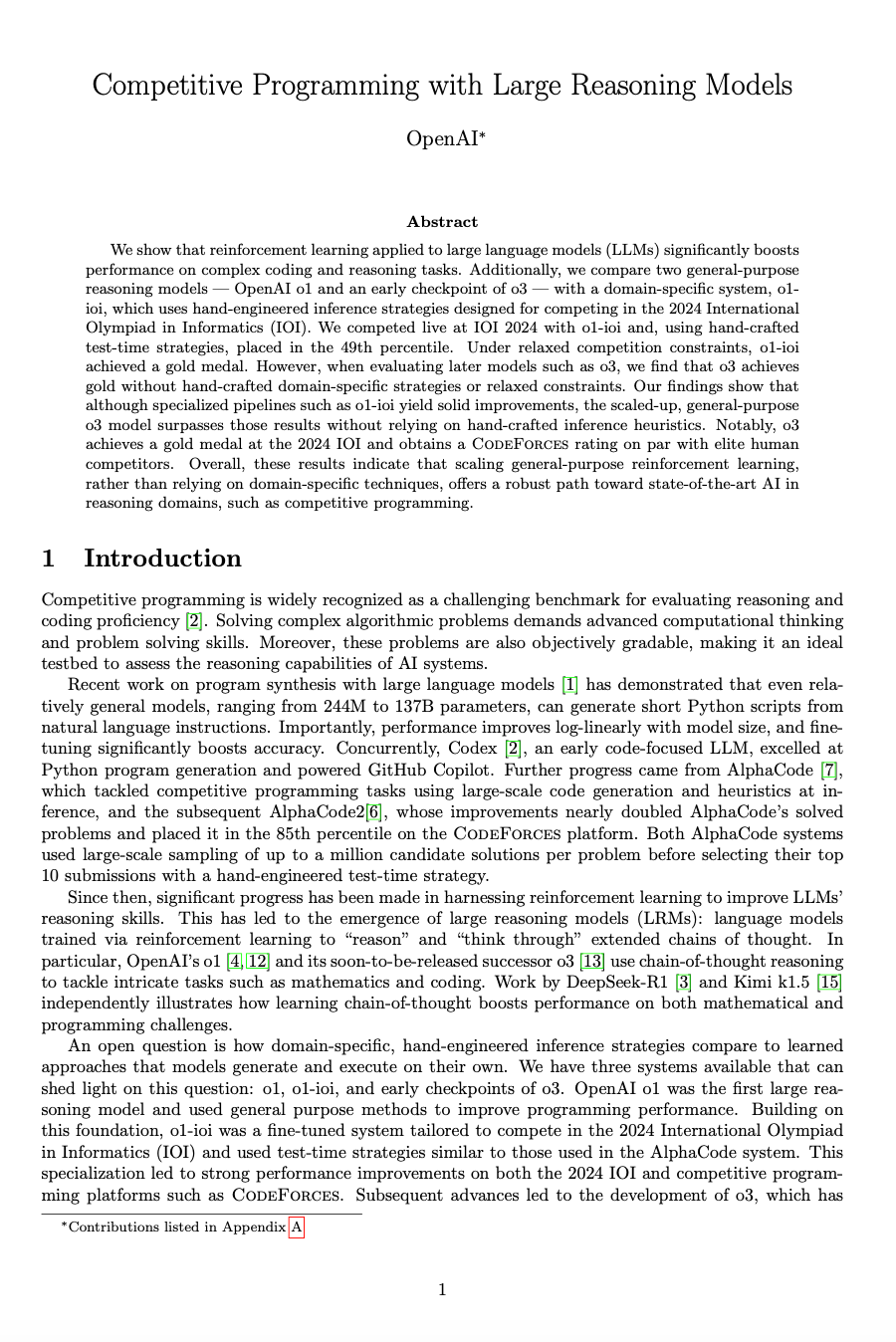 OpenAI發(fā)布最新論文：DeepSeek和Kimi發(fā)現(xiàn)了o1的秘密