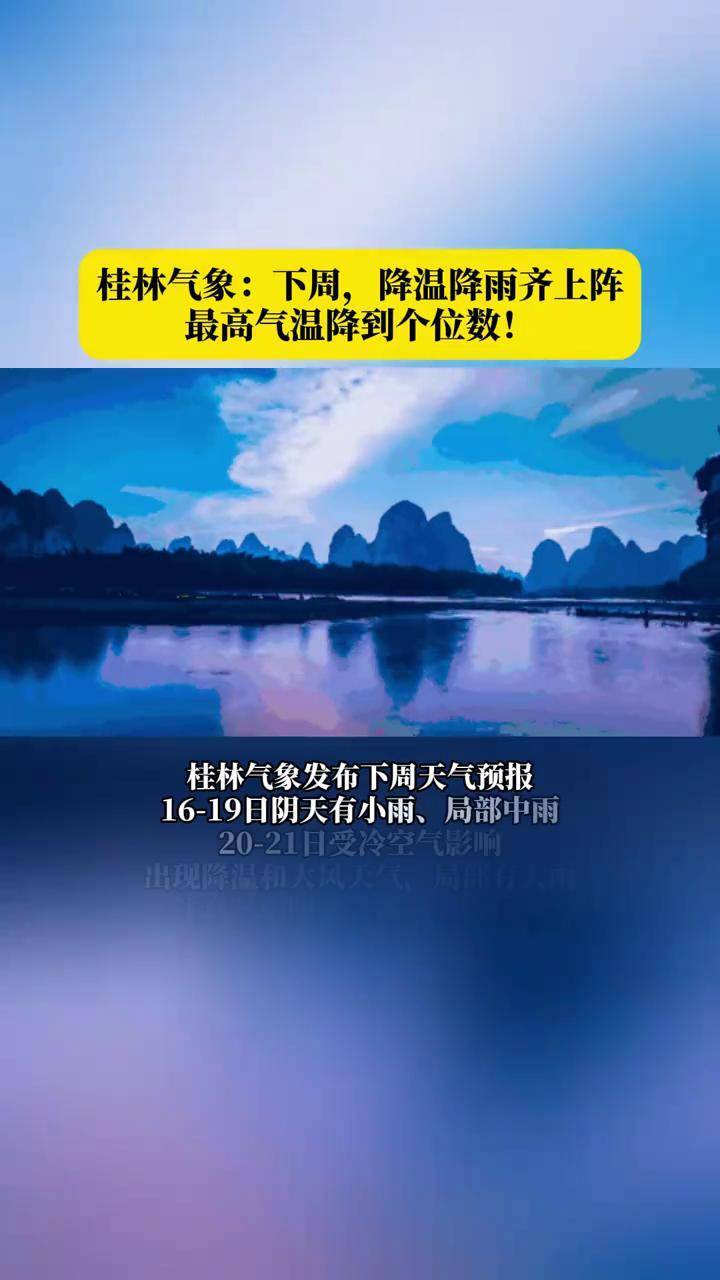天气预报桂林今日情况