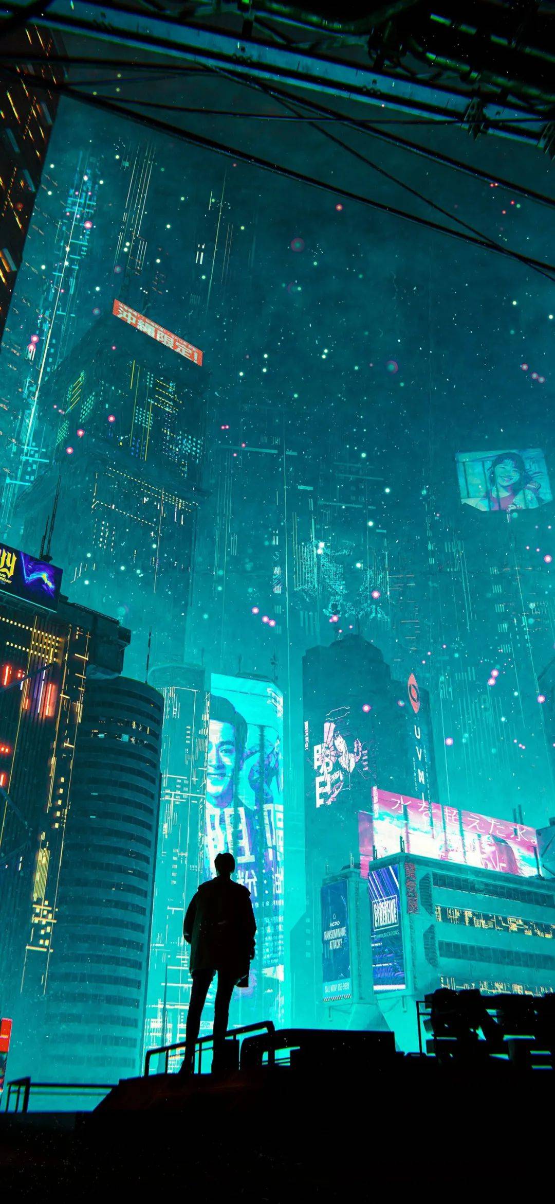 赛博朋克手机壁纸高清竖屏4k