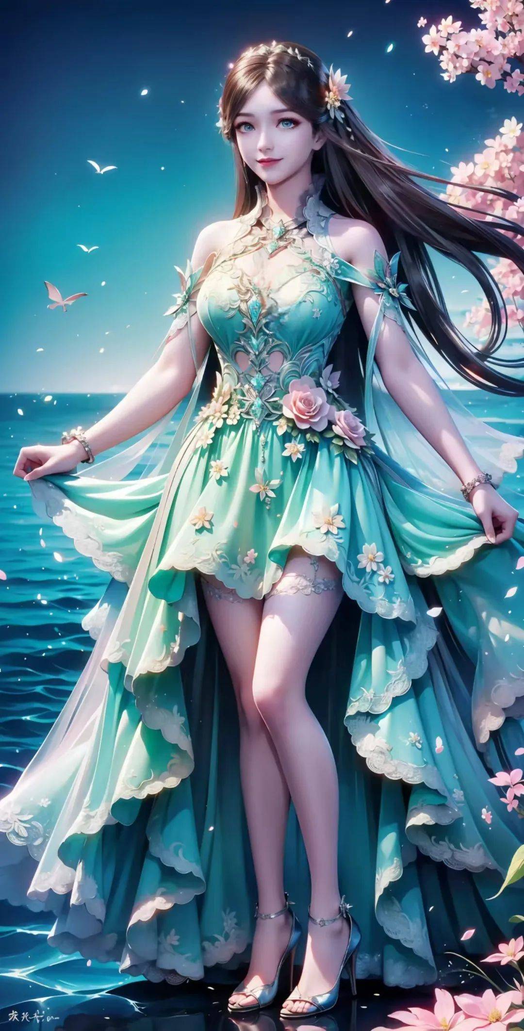 斗罗大陆:宁荣荣精美壁纸来了,丰臀玉足,第八张太美了