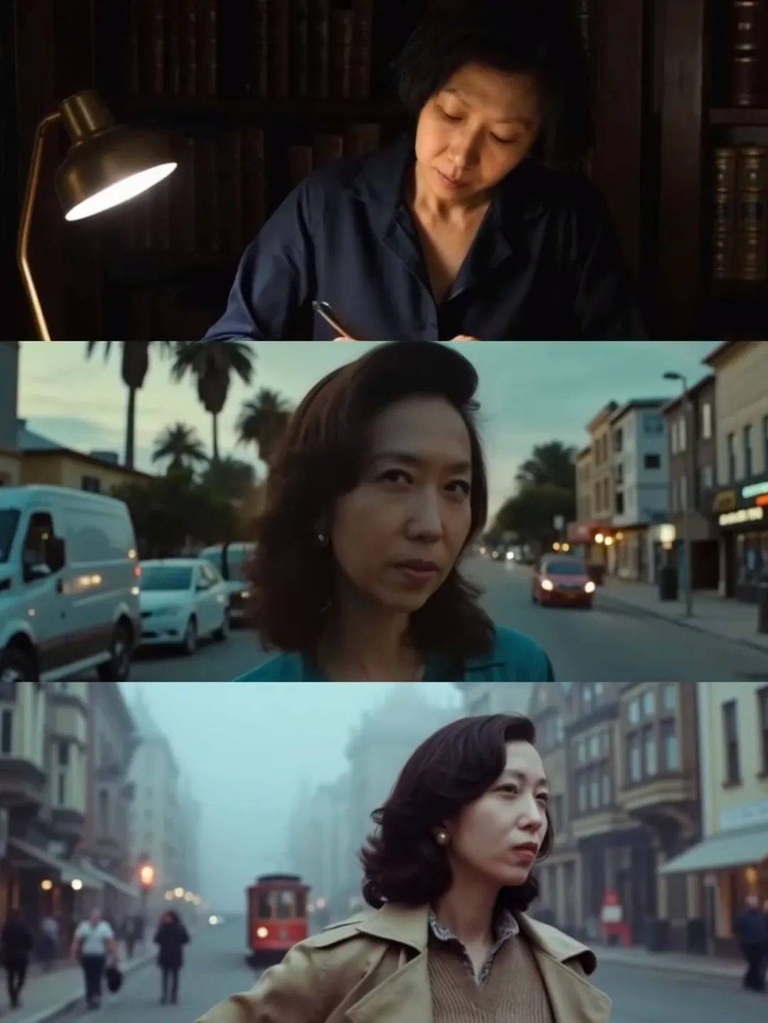 张爱玲在美国的ai片段感动了:问君何能尔,心远地自偏