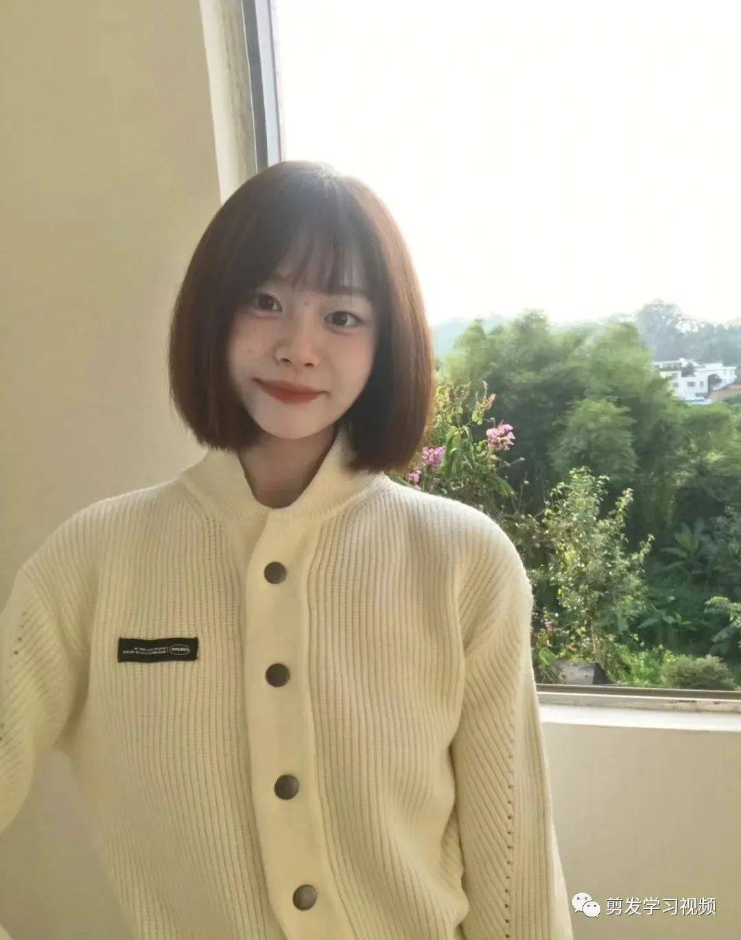 学生头妹妹头38秒变18