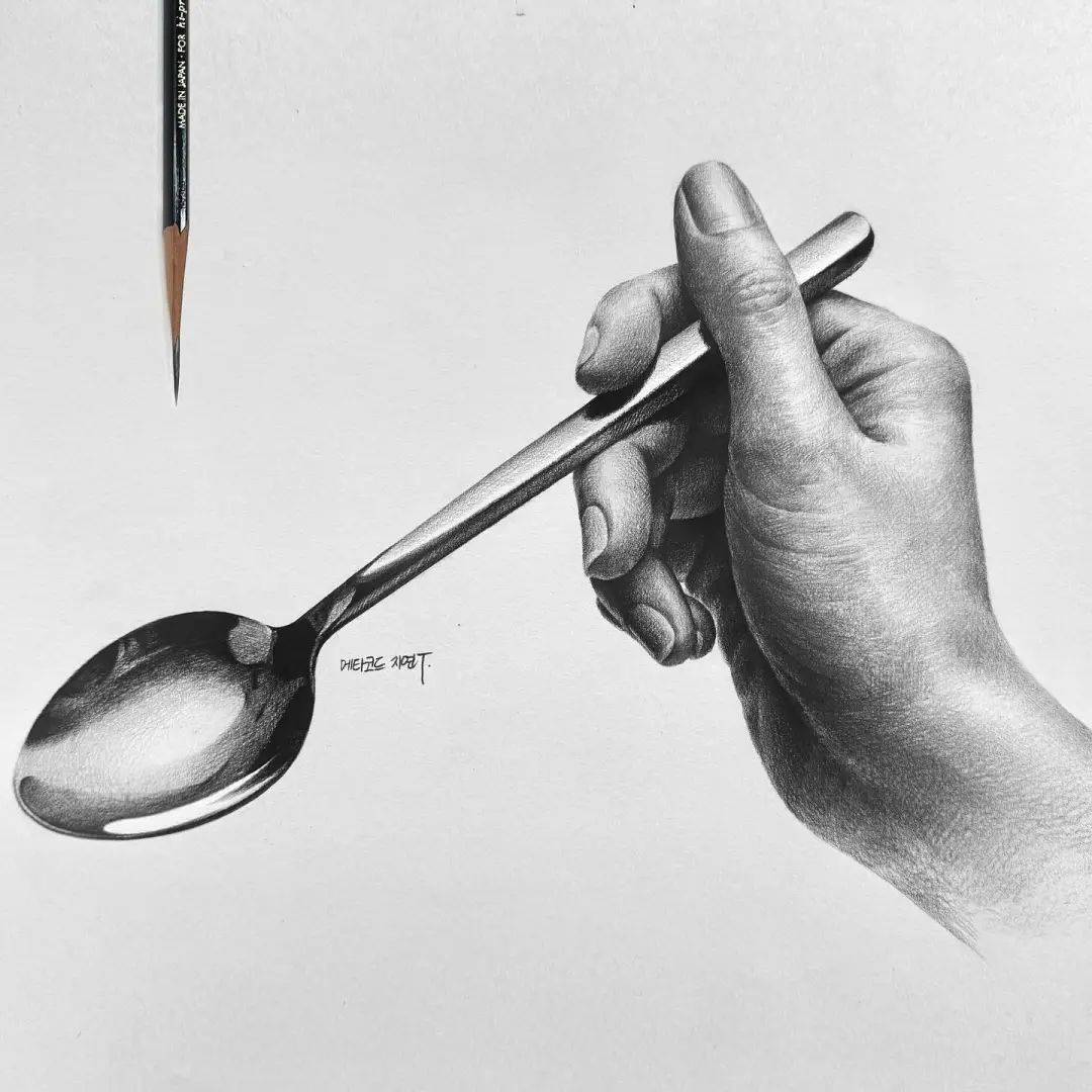 超写实素描静物:这质感和结构,一个比一个变态!